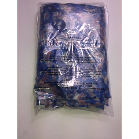 Cejon Accessories Lightweight Blue Printed Scarf - Picture 6 of 6